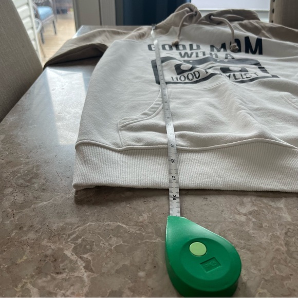 Tan and Cream Graphic Hoodie - Picture 9 of 10